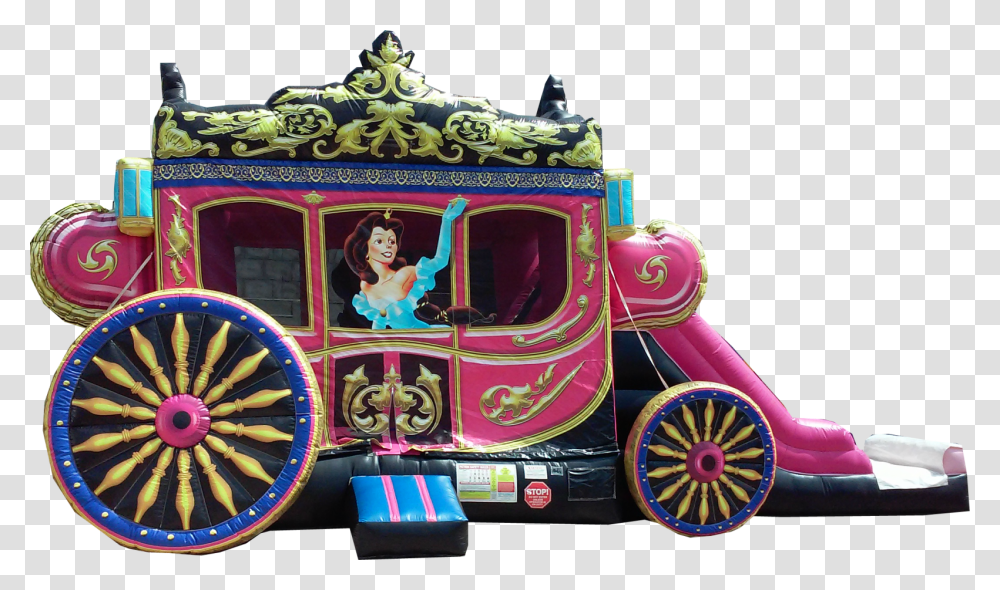 Princess Carriage Princess Carriage, Wheel, Machine, Vehicle, Transportation Transparent Png