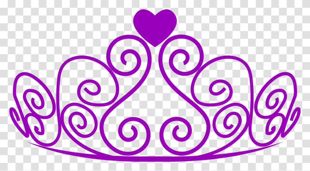 Princess Crown, Heart, Pattern Transparent Png