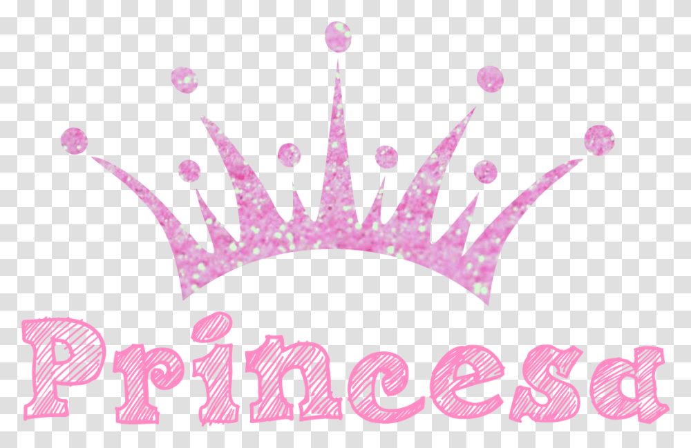 Princess Crown Pink Sketch Glitter Lucianoballack Bravo Productions Logo, Accessories, Accessory, Jewelry, Tiara Transparent Png