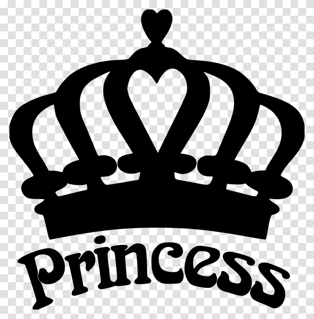 Princess Crown Silhouette, Gray, World Of Warcraft Transparent Png