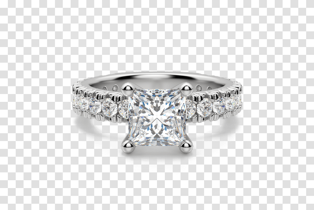 Princess Cut Engagement Diamond Ring, Gemstone, Jewelry, Accessories, Accessory Transparent Png