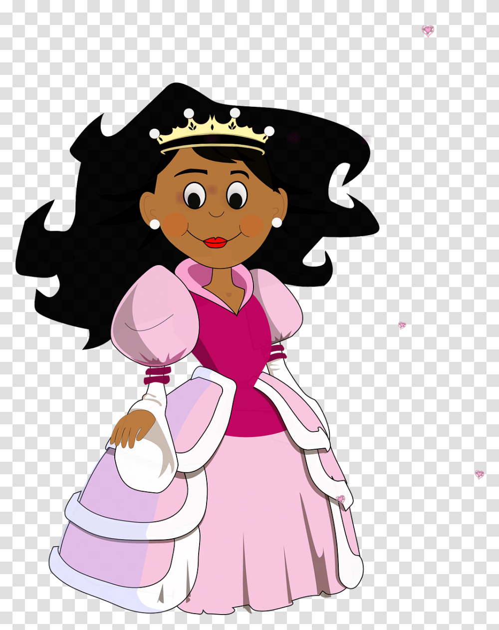 Princess Cute Cartoon Fairy Image Disney Princess Good Queen Clipart, Accessories, Female, Snowman, Crown Transparent Png