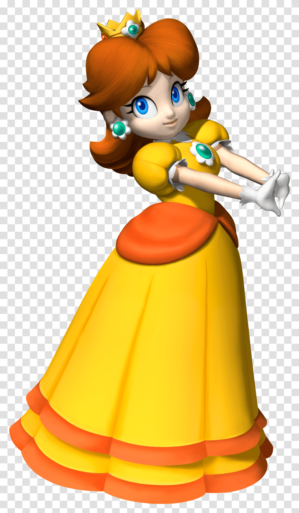 Princess Daisy, Person, Figurine, Toy Transparent Png