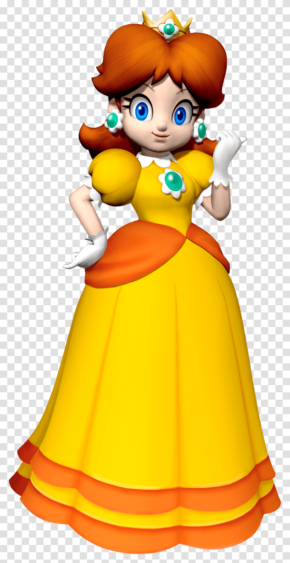 Princess Daisy, Costume, Doll, Toy Transparent Png