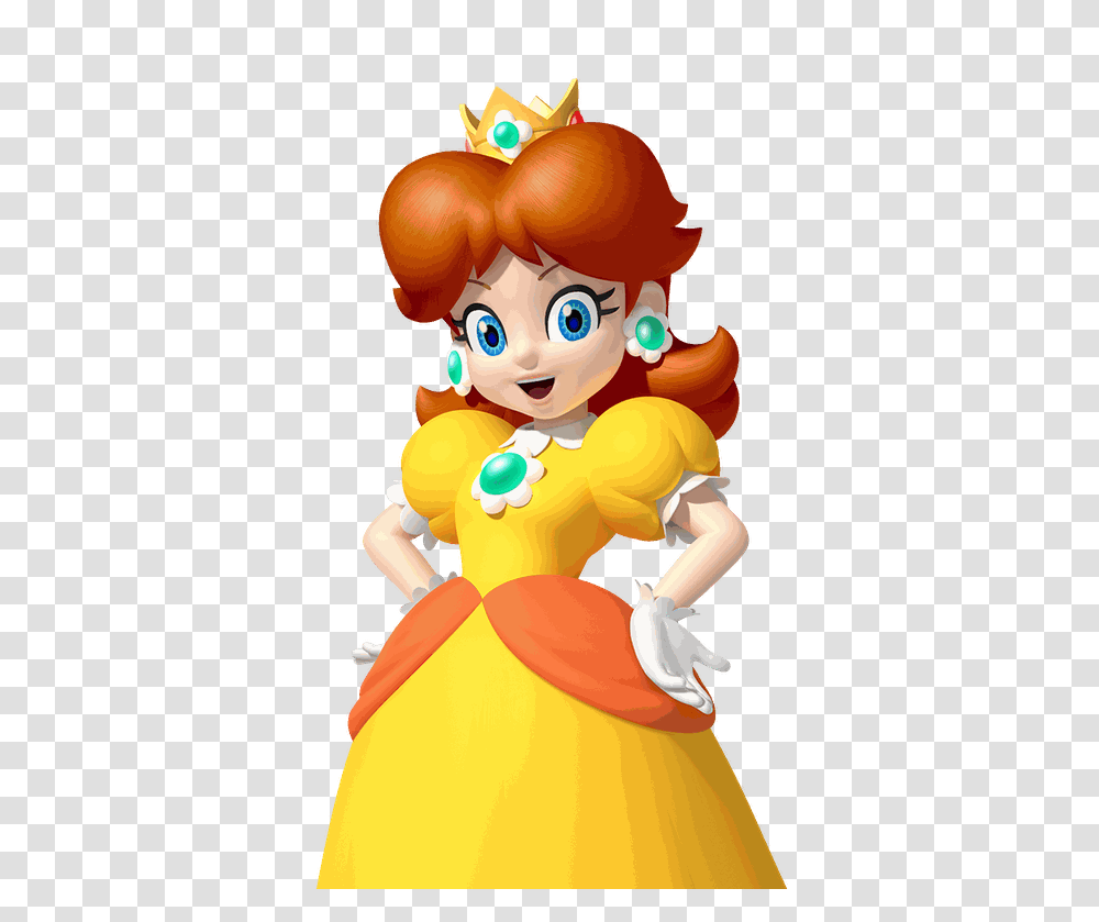 Princess Daisy, Doll, Toy, Person, Human Transparent Png