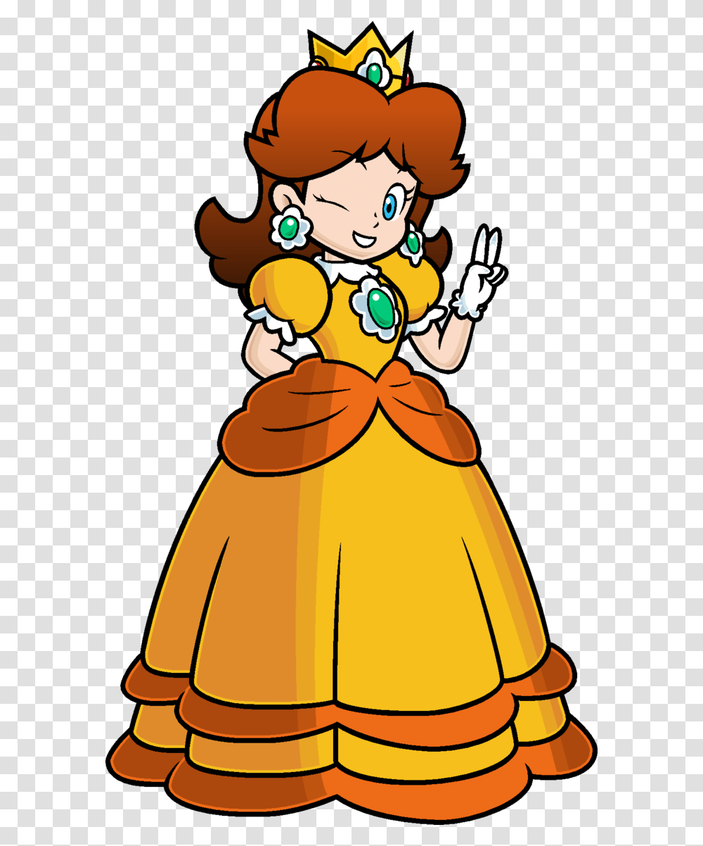 Princess Daisy, Dress, Apparel, Costume Transparent Png