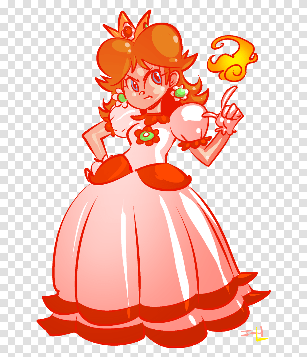 Princess Daisy Fire Flower, Performer, Apparel, Halloween Transparent Png