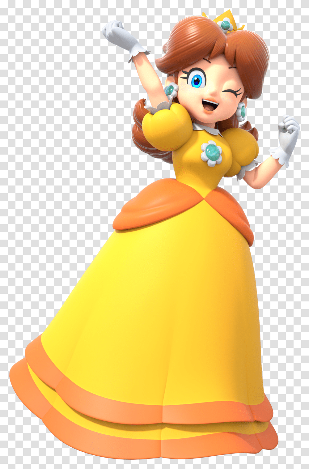 Princess Daisy Mario, Costume, Toy, Doll Transparent Png
