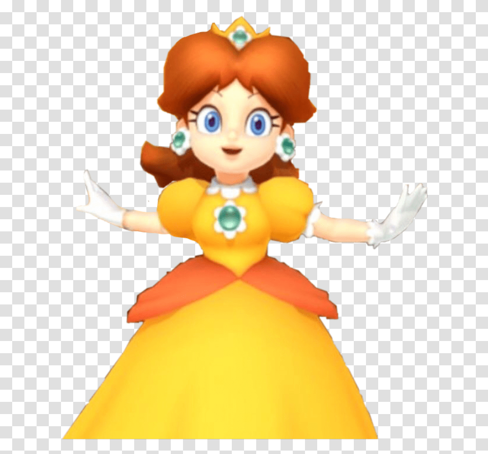 Princess Daisy Princess Daisy Super Mario Party, Toy, Doll, Person, Human Transparent Png
