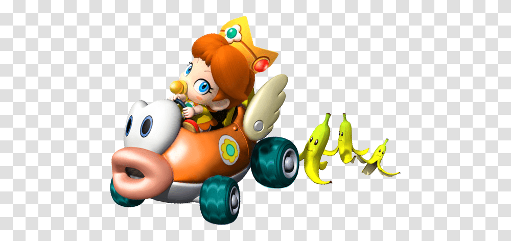 Princess Daisy Screenshots Images And Pictures, Toy, Wheel, Machine, Banana Transparent Png