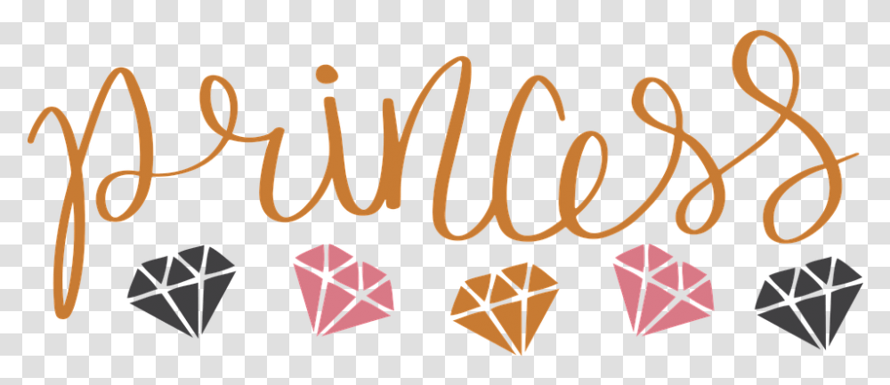Princess Diamonds Svg Queen Triangle, Label, Calligraphy, Handwriting Transparent Png