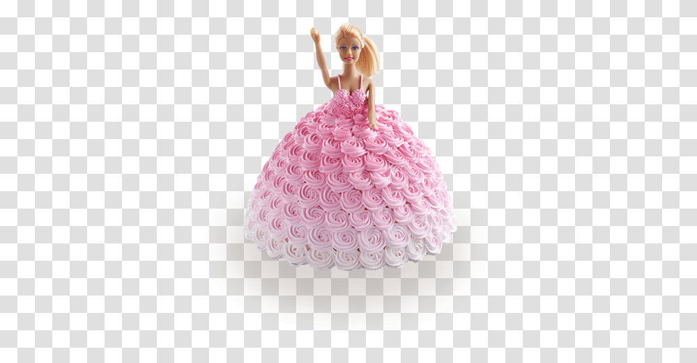 Princess Doll Cake Barbie, Dessert, Food, Birthday Cake, Figurine Transparent Png