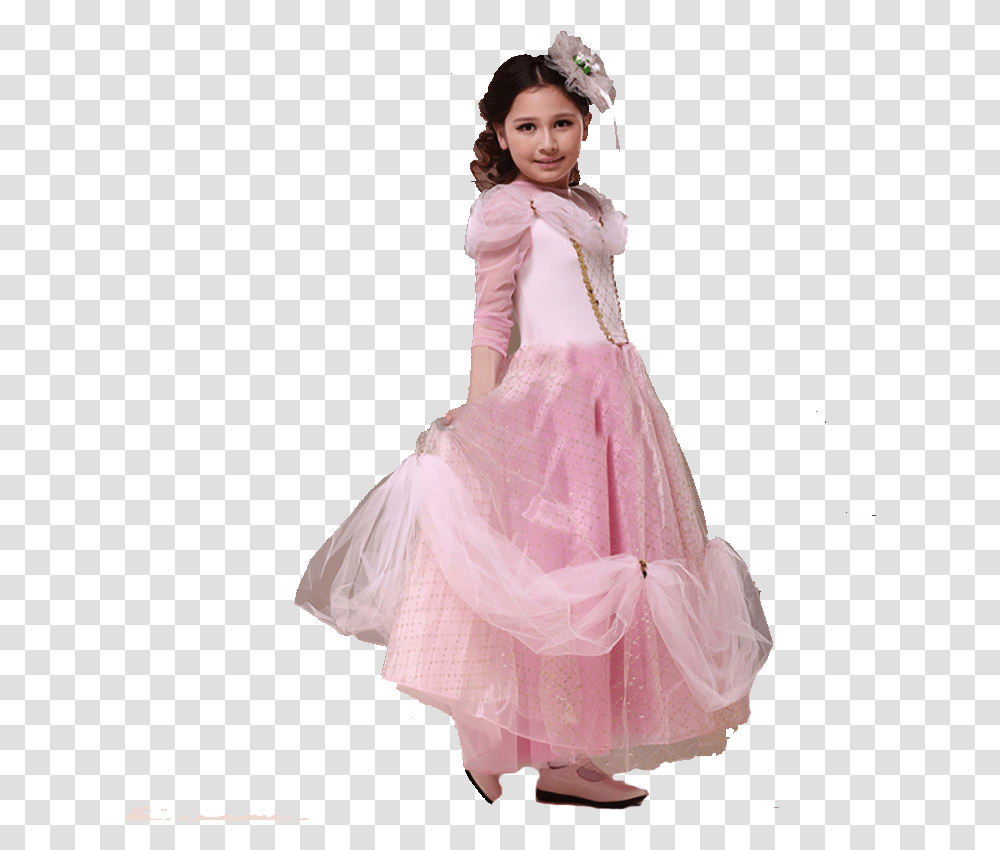 Princess Dress Up Clipart Girl, Female, Person, Evening Dress Transparent Png