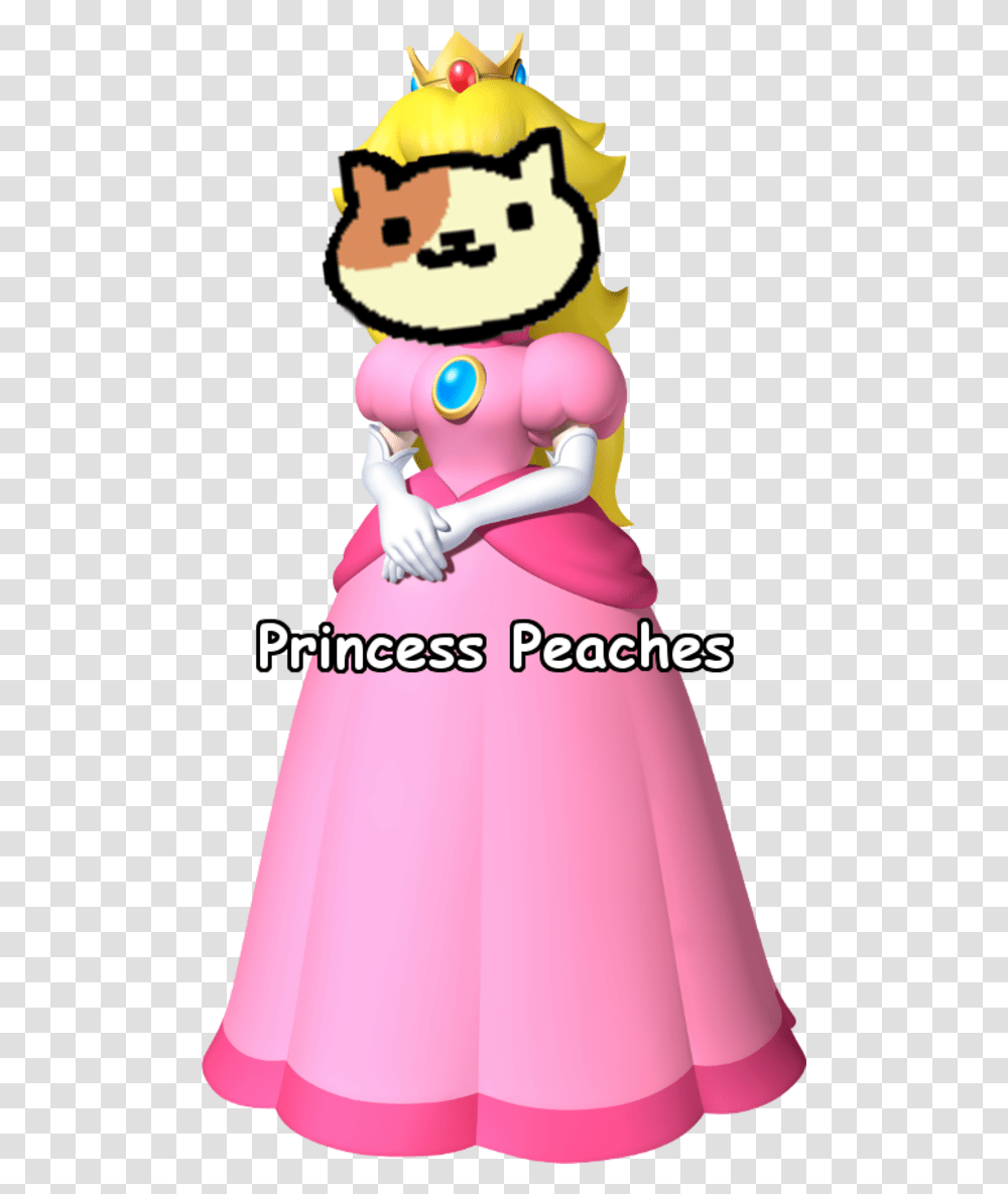Princess Eaches Mario Bros Princess Peach Super Mario, Toy, Figurine, Apparel Transparent Png