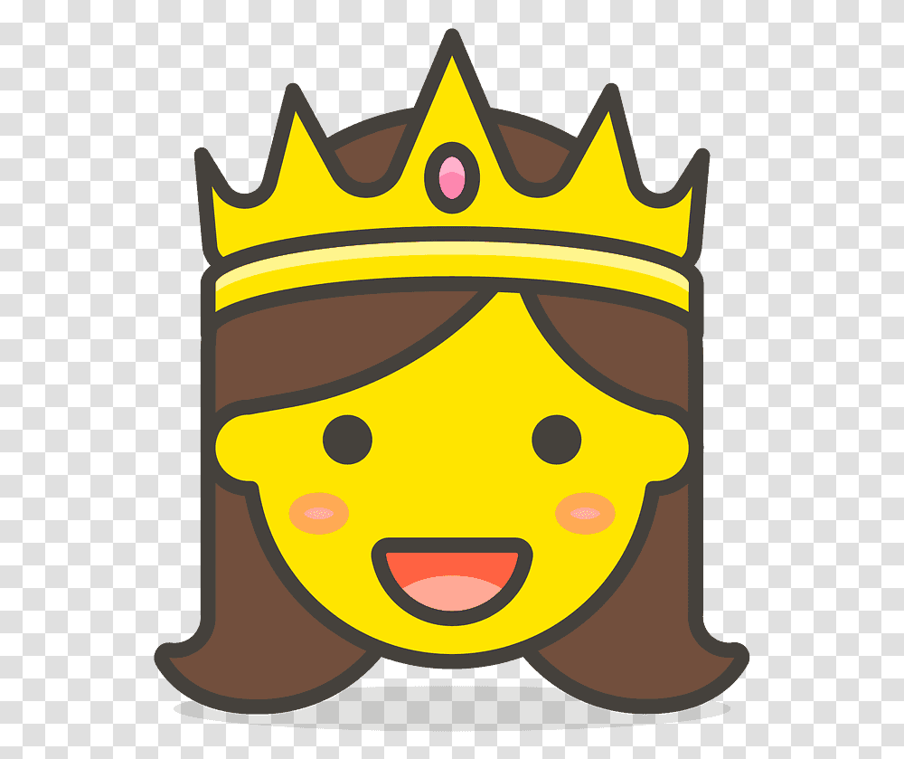 Princess Emoji Clipart Free Download Cartoon Police Officer Face Clipart, Label, Text, Crown, Jewelry Transparent Png