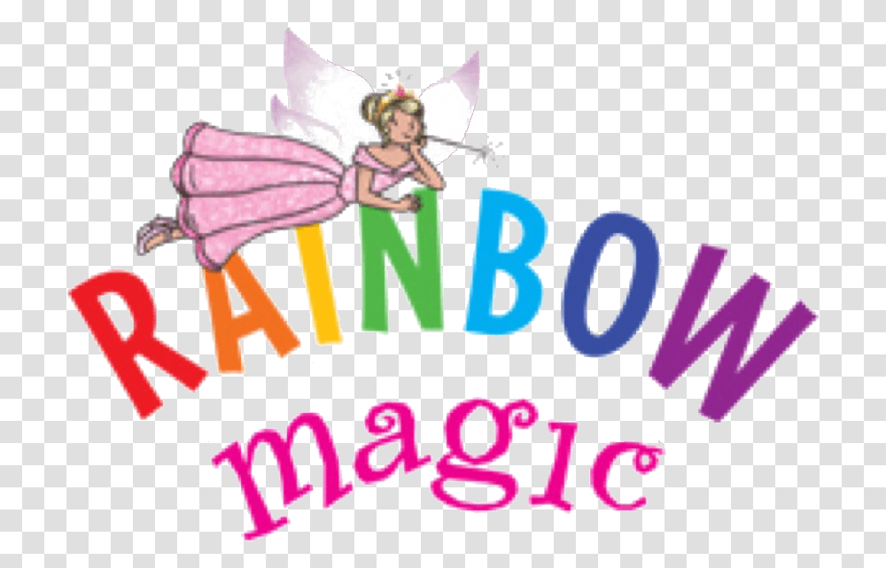Princess Fairies Rainbow Magic Fairies, Text, Alphabet, Art, Person Transparent Png