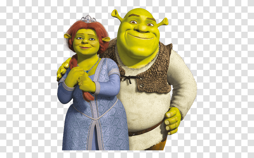 Princess Fiona And Shrek, Doll, Toy, Figurine, Person Transparent Png