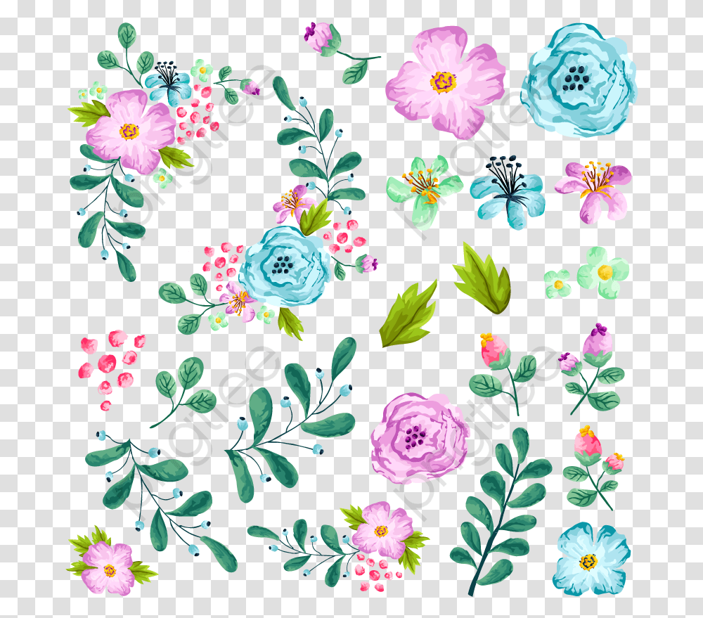 Princess Flower Vector, Floral Design, Pattern Transparent Png