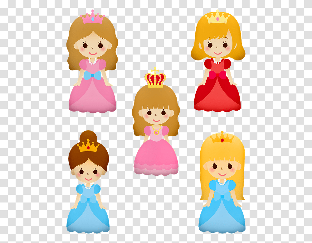 Princess Girls Story Cinderella Model Dress Princess, Doll, Toy, Hula, Family Transparent Png