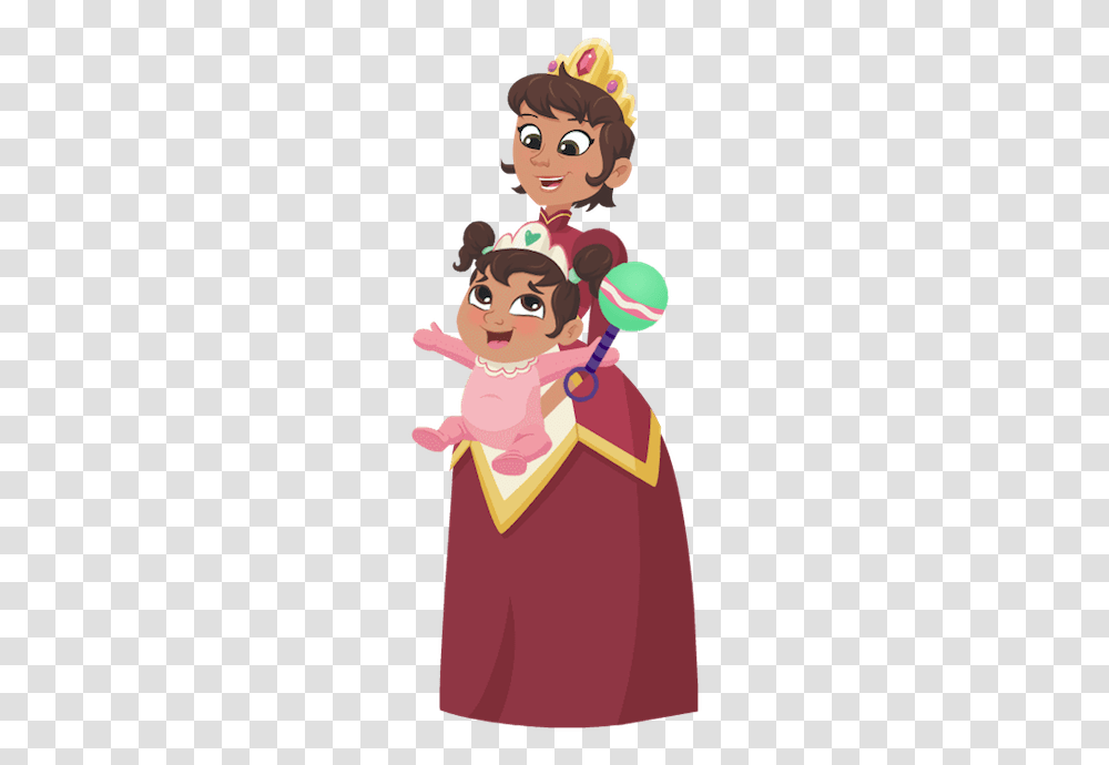 Princess Knight Nella S Mother Queen Mom Holding Norma Nella The Princess Knight Queen Mom, Rattle, Person, Human Transparent Png