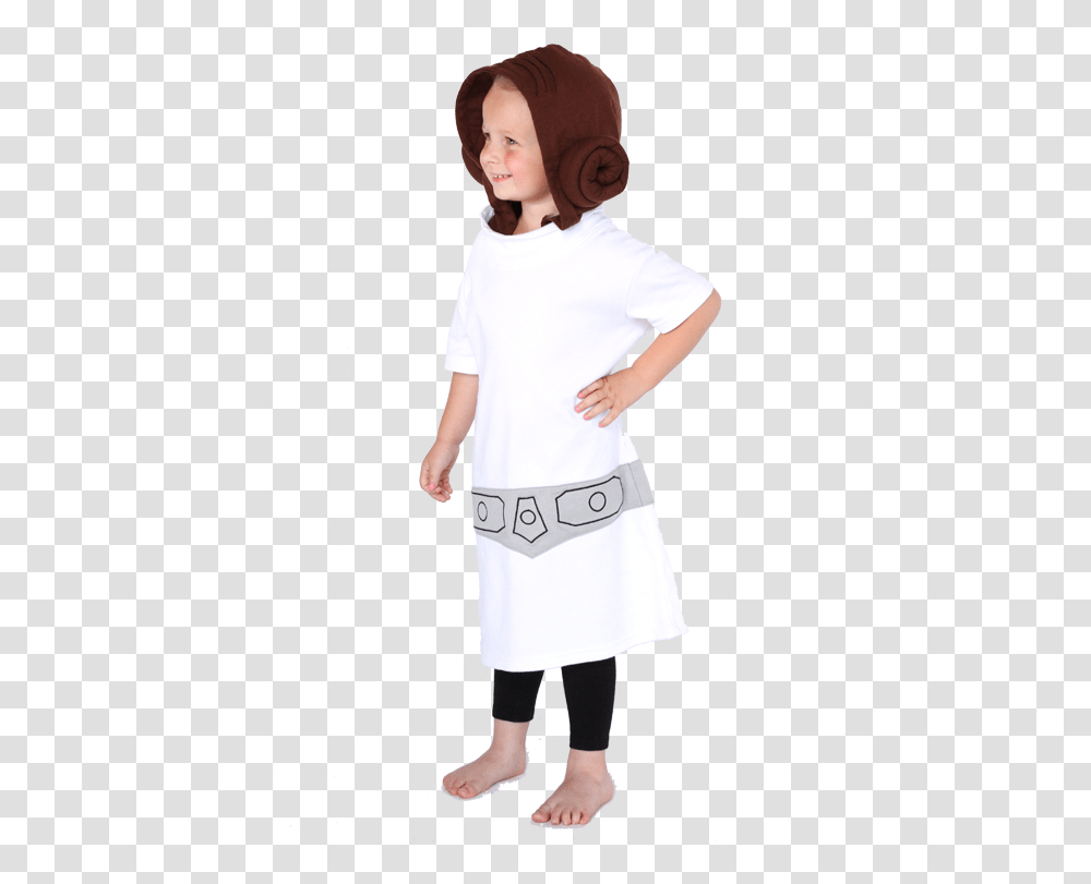 Princess Leia Girls Tunic Girl, Female, Person, Sleeve Transparent Png