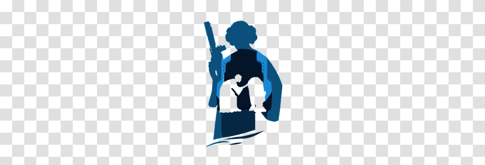 Princess Leia Starwars, Person, Silhouette, Poster, Sleeve Transparent Png