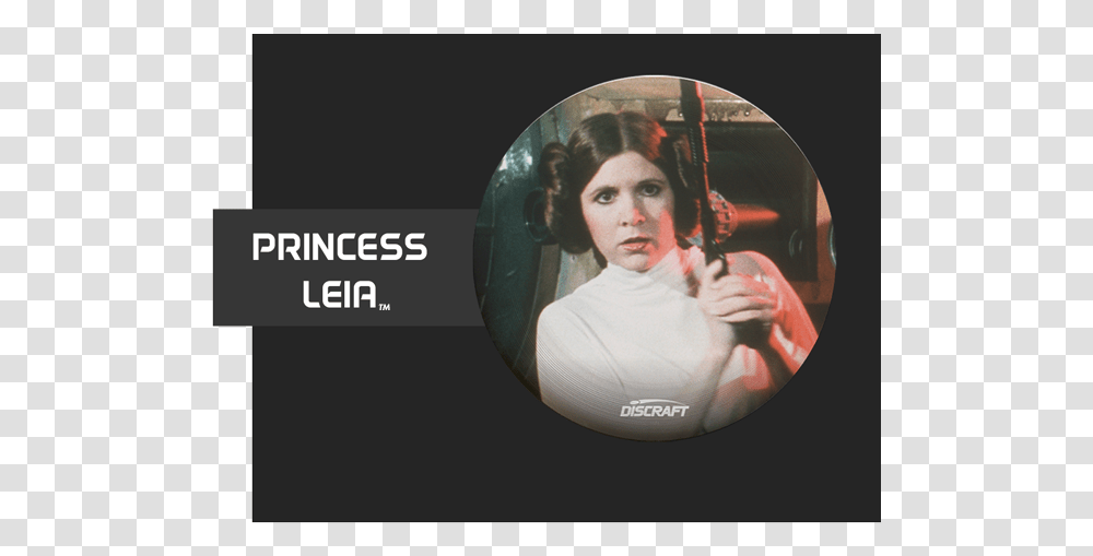 Princess Leia With Gun, Person, Face, Female, Portrait Transparent Png