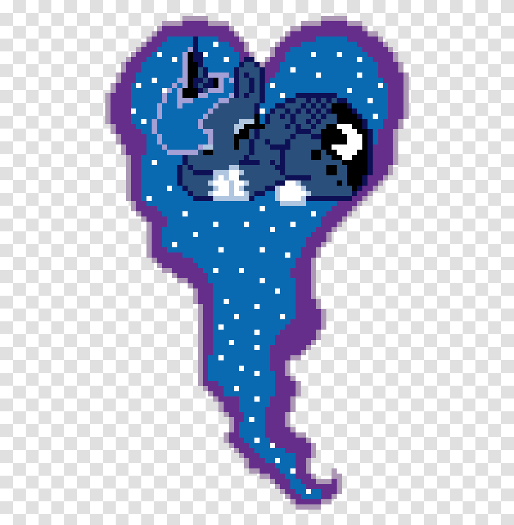 Princess Luna Heart Luna Heart Pixel Art, Light, Rug, Label Transparent Png