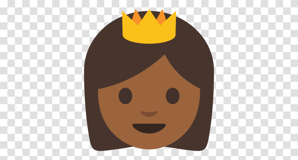 Princess Medium Dark Skin Tone Emoji World Emoji Day, Food, Plant, Label, Text Transparent Png