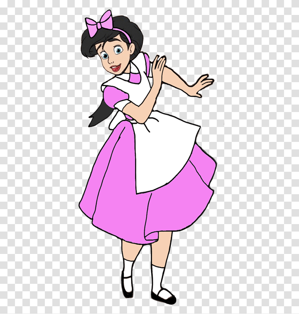 Princess Melody As Alice Running By, Person, Female, Woman, Hug Transparent Png