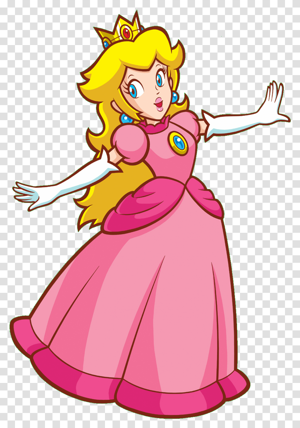 Princess Peach Clipart Princess Peach Clipart, Costume, Sleeve, Dress Transparent Png