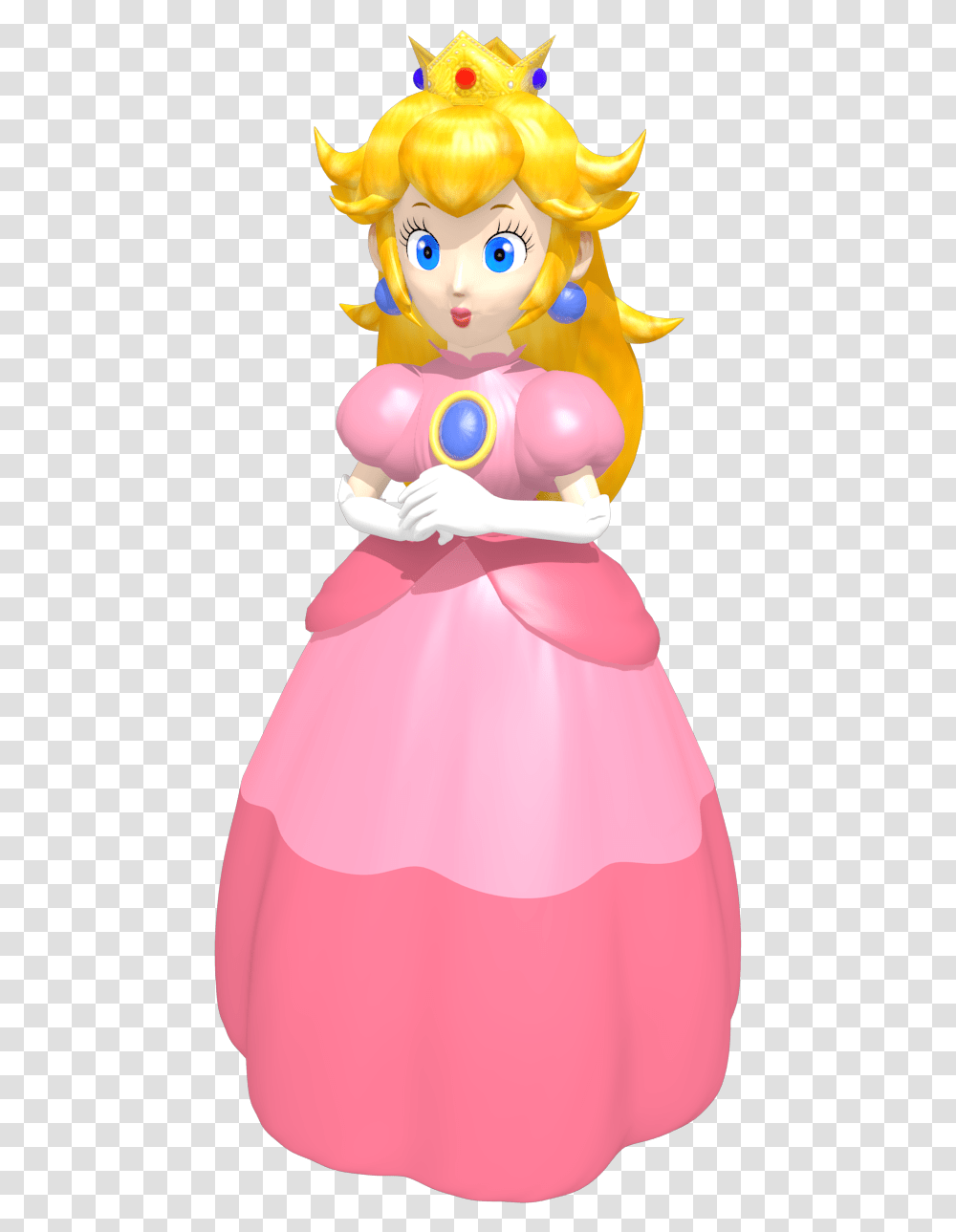 Princess Peach Clipart Toadstool Doll, Apparel, Dress, Female Transparent Png