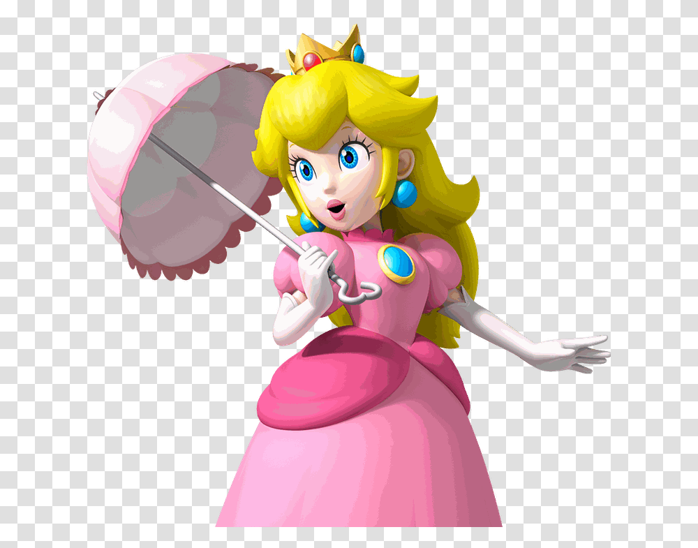 Princess Peach, Doll, Toy, Figurine, Barbie Transparent Png