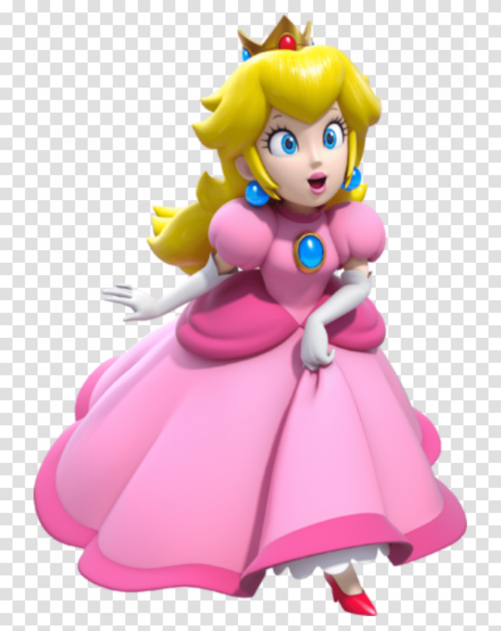 Princess Peach, Figurine, Toy, Doll Transparent Png