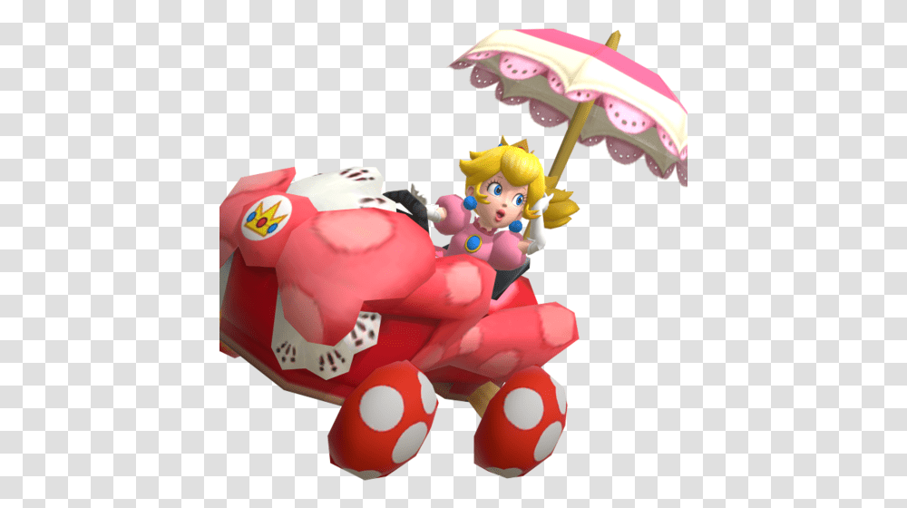 Princess Peach Mario Kart Fictional Character, Super Mario, Toy Transparent Png