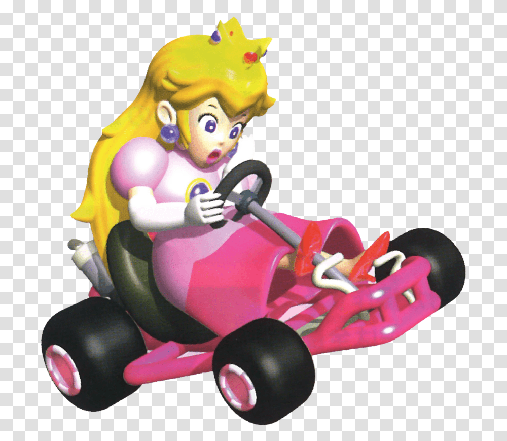 Princess Peach Mario Kart, Vehicle, Transportation, Toy, Buggy Transparent Png