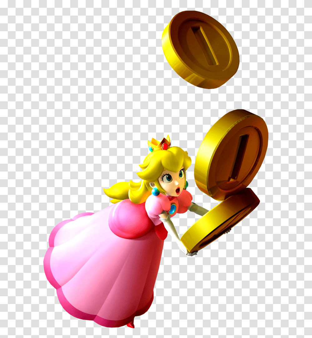 Princess Peach Princess Peach Mario Party Ds, Gold, Toy, Treasure, Super Mario Transparent Png