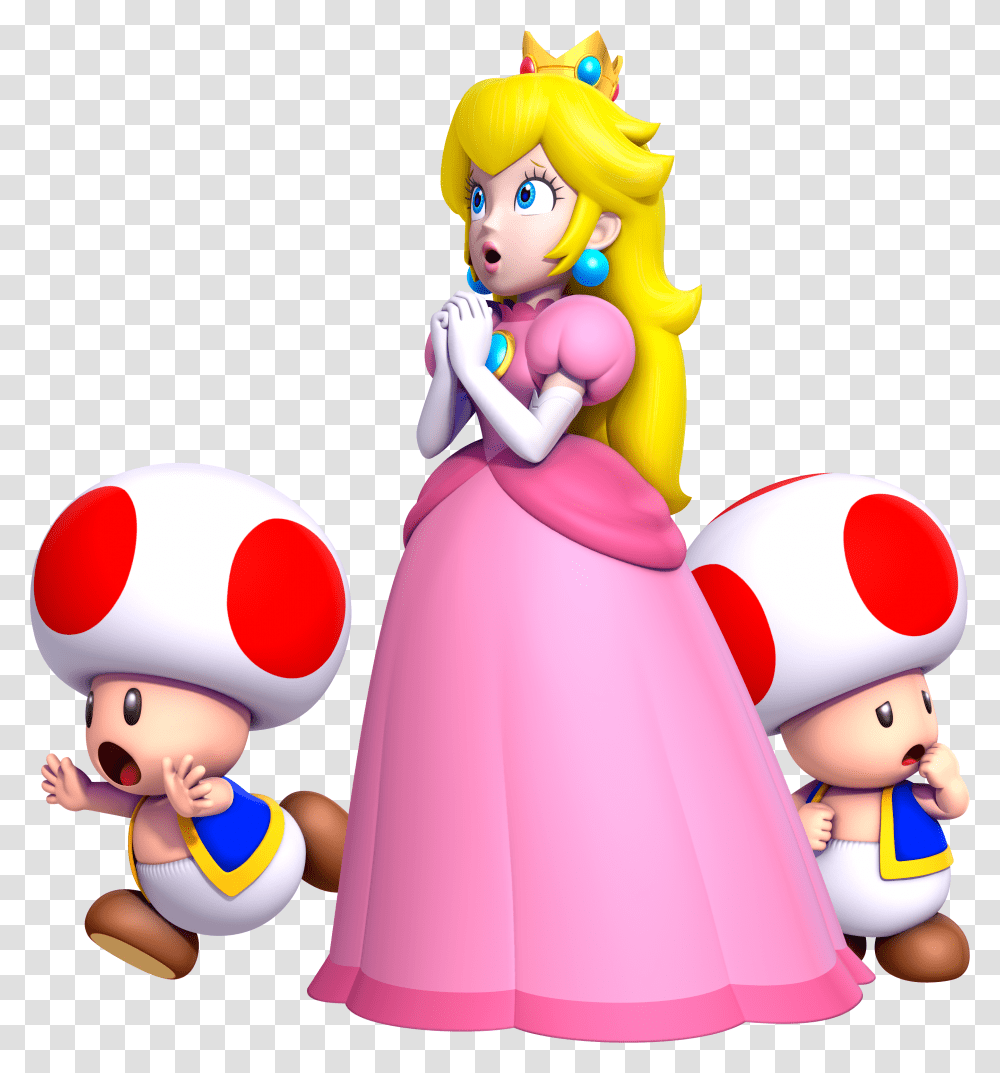 Princess Peach Princess Peach New Super Mario Bros Transparent Png