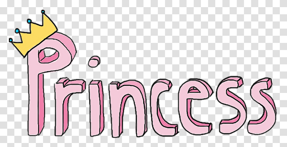 Princess Princesa Girl Tumblr Cute Love Princess Tumblr, Alphabet, Label, Calligraphy Transparent Png