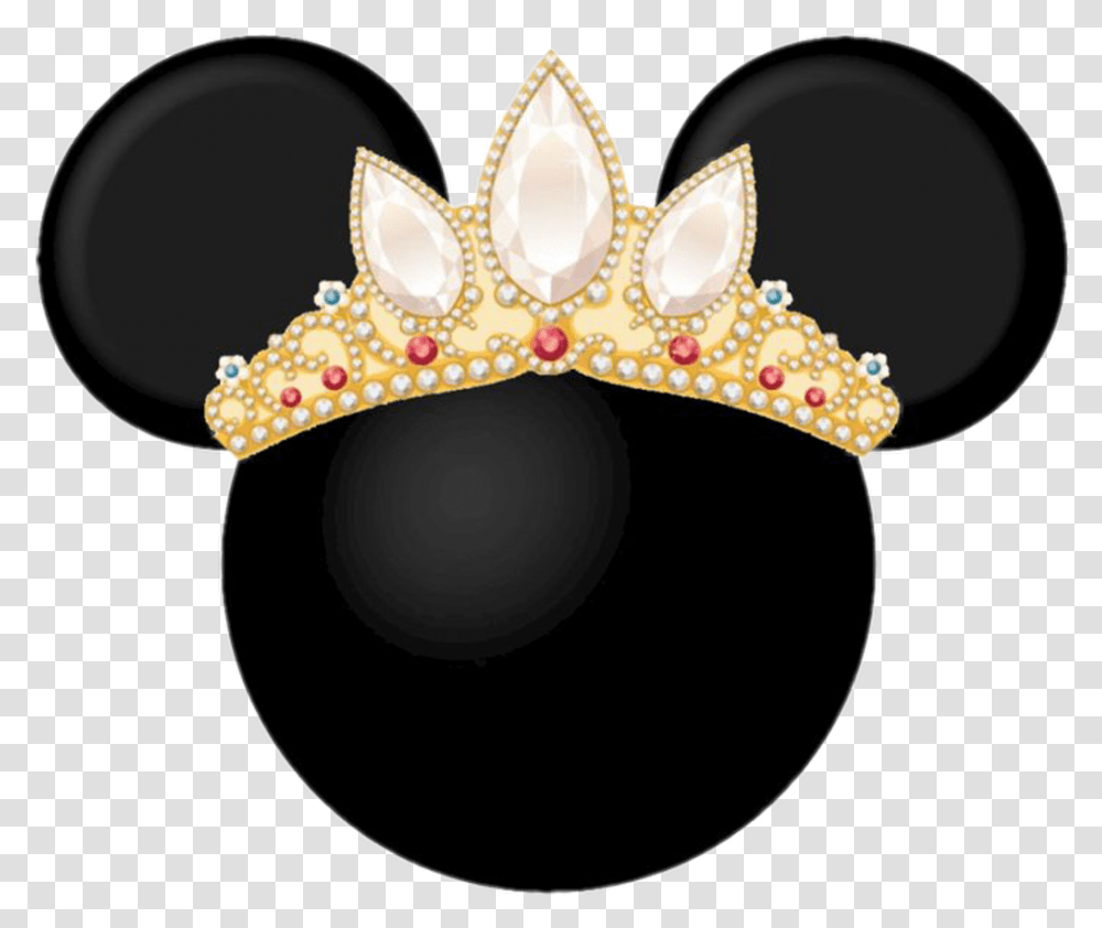 Princess Queen Crown Royal Royalty Gold Mickey Mickeymo Minnie Mouse With Crown, Accessories, Accessory, Jewelry, Lamp Transparent Png