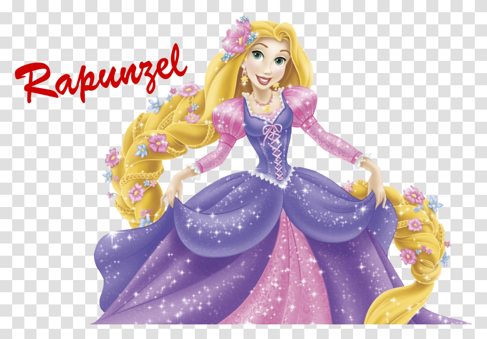 Princess Rapunzel Princess Rapunzel, Figurine, Doll, Toy, Barbie Transparent Png