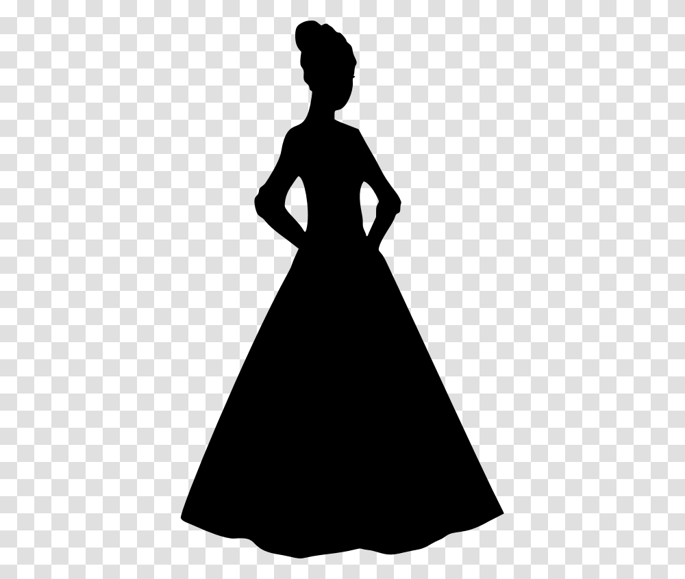 Princess Silhouette, Gray, World Of Warcraft Transparent Png