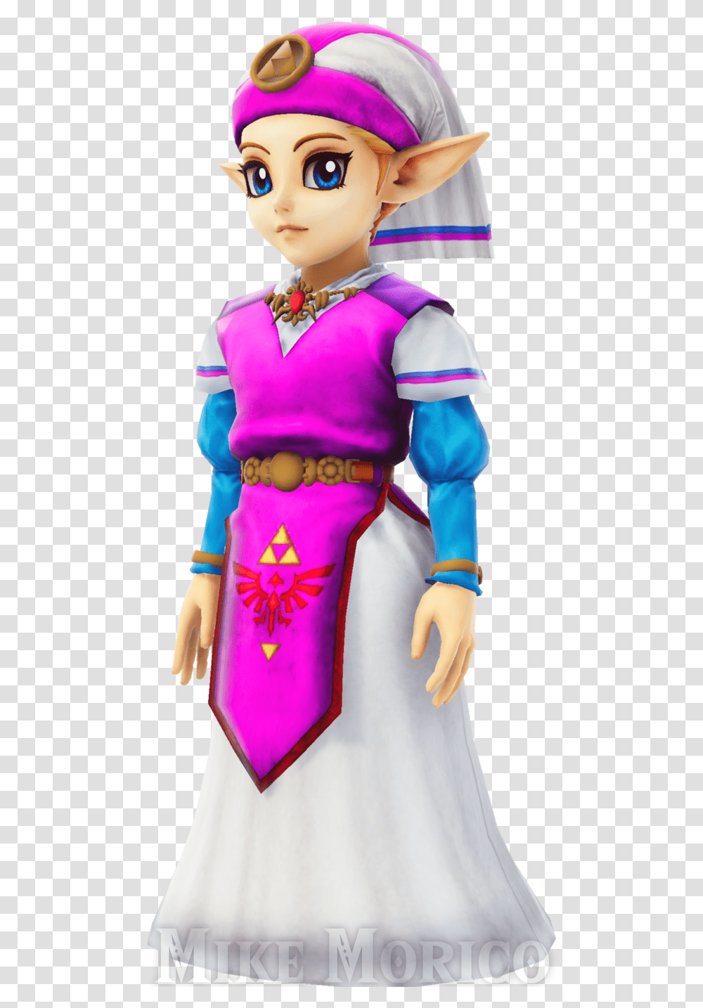 Princess Zelda Young Princess Zelda Mod, Apparel, Doll, Toy Transparent Png