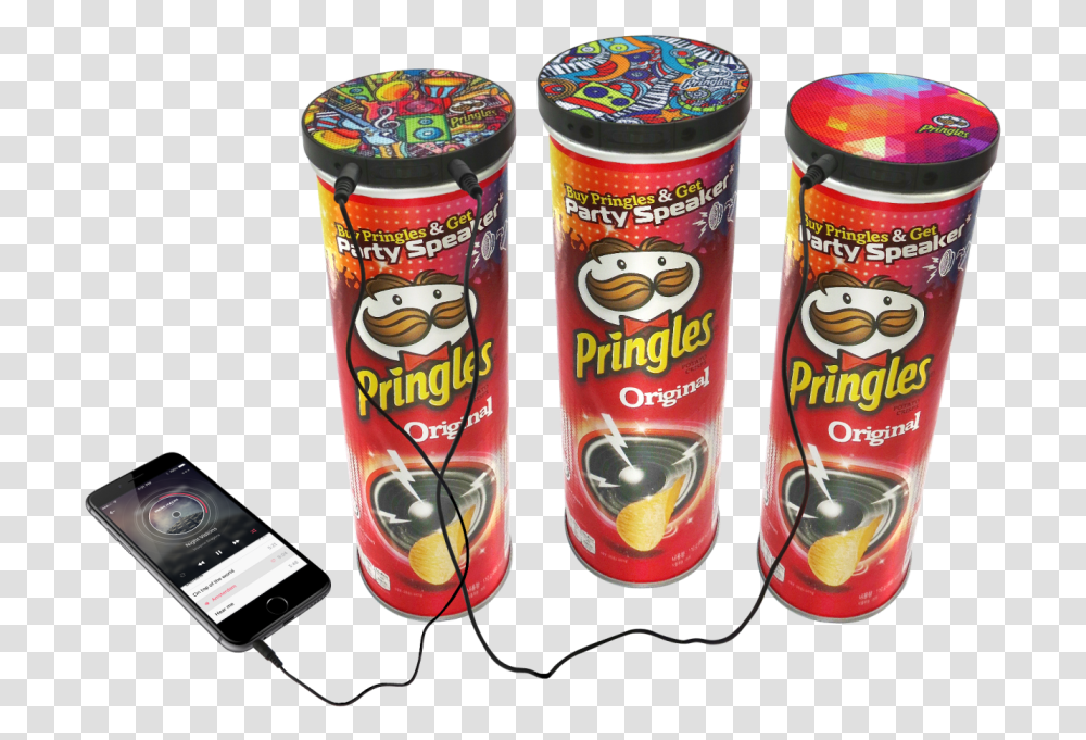 Pringles Can Speakers Pringles Music Speakers, Mobile Phone, Electronics, Cell Phone, Bowl Transparent Png