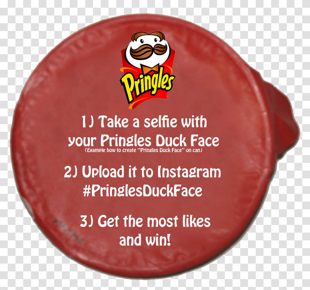 Pringles Duck Face Selfie Instagram Campaign Cartoon, Ketchup, Food, Text, Word Transparent Png
