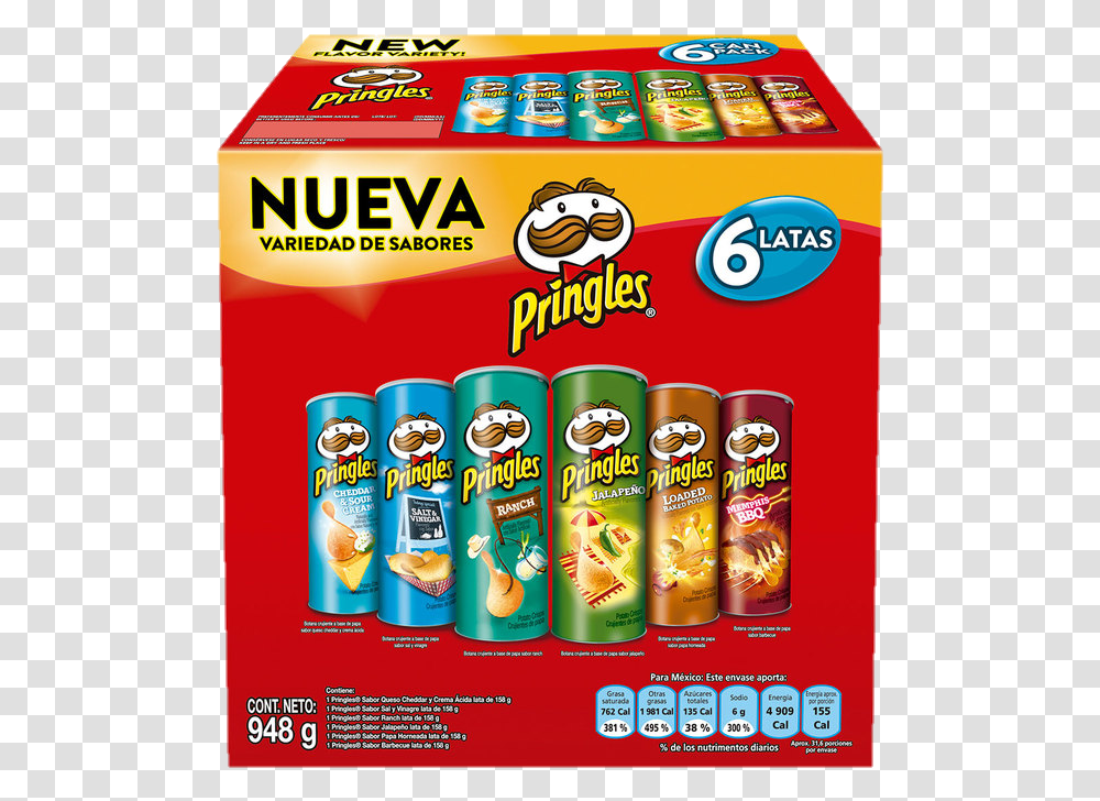 Pringles Pack, Tin, Can, Beer, Alcohol Transparent Png