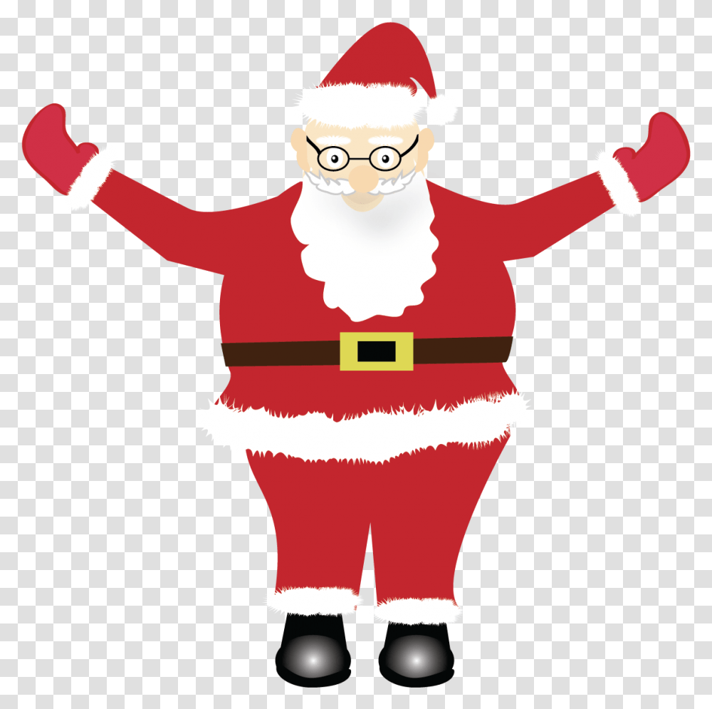 Print And Cut Santa Graphic File Example Image Santa Claus, Elf, Costume, Person, Human Transparent Png