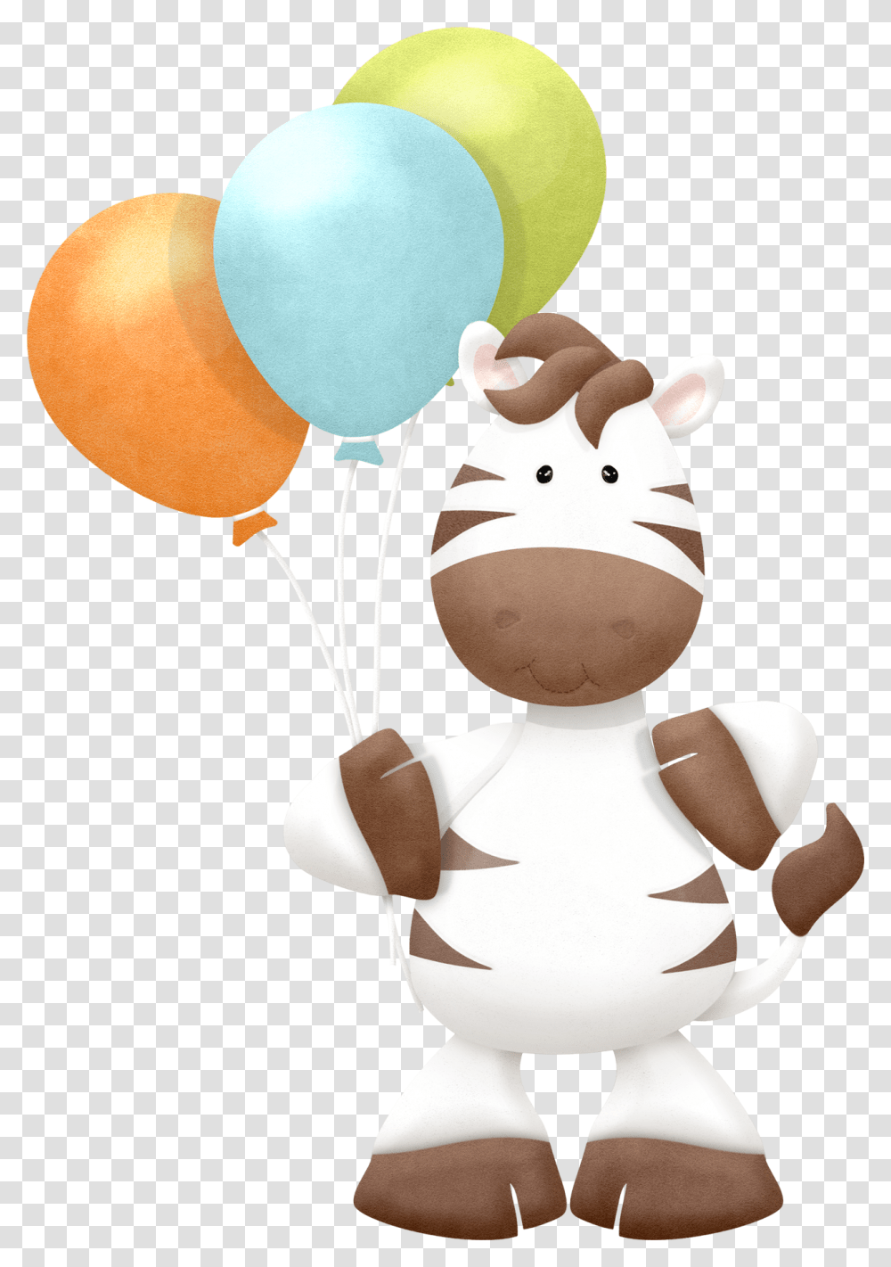 Print Animal Party Animals, Sweets, Food, Confectionery, Plush Transparent Png