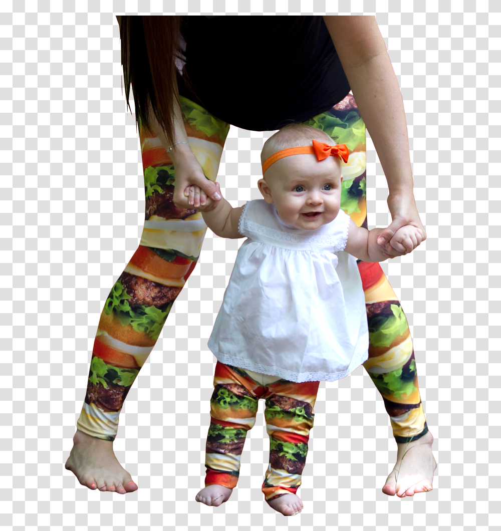 Print Baby Leggings, Clothing, Sleeve, Arm, Person Transparent Png