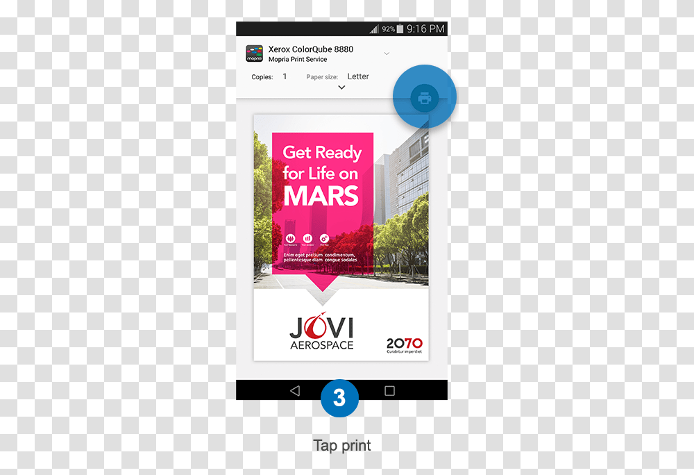 Print From Android Vertical, Advertisement, Flyer, Poster, Paper Transparent Png